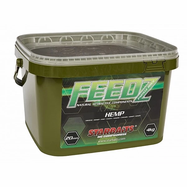 Starbaits Feedz Hemp Boilies 20 mm / 4kg