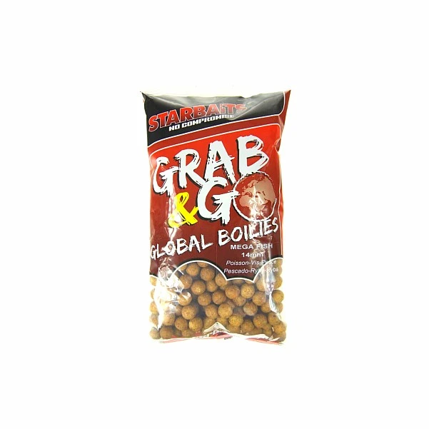 Starbaits Grab&Go Global Boilies - Mega Fish 14 mm /1kg