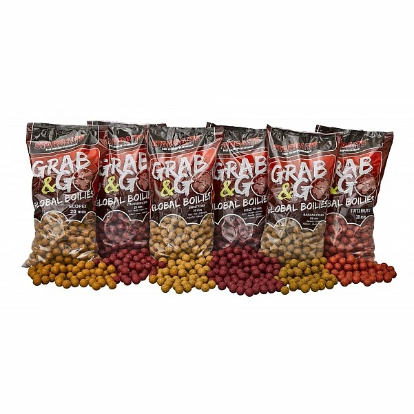Starbaits Grab&Go Global Boilies - Mega Fish 14 mm /2,5kg