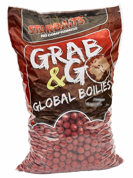 Starbaits Grab&Go Global Boilies - Strawberry Jamtaille 20 mm / 10kg - MPN: 78707 - EAN: 3297830787073