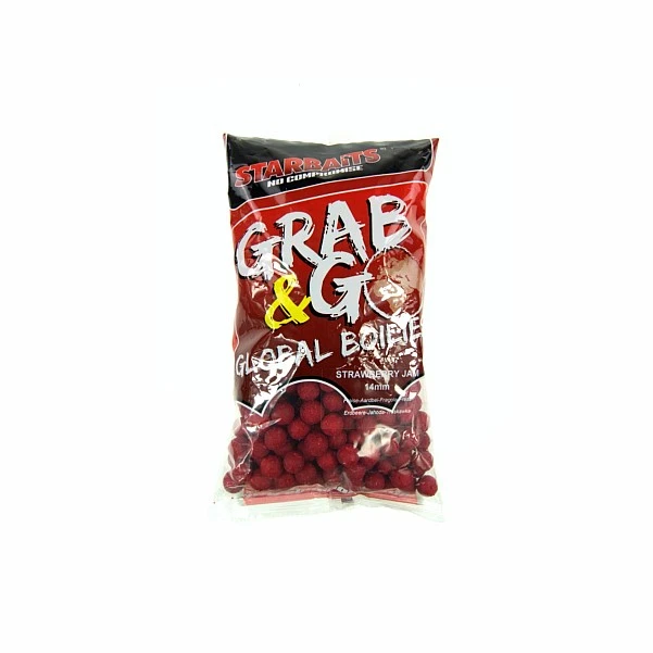 Starbaits Grab&Go Global Boilies - Strawberry Jam 14 mm /1kg