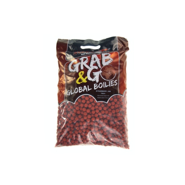 Starbaits Grab&Go Global Boilies - Strawberry Jam 14 mm /5kg - MPN: 87714 - EAN: 3297830877149