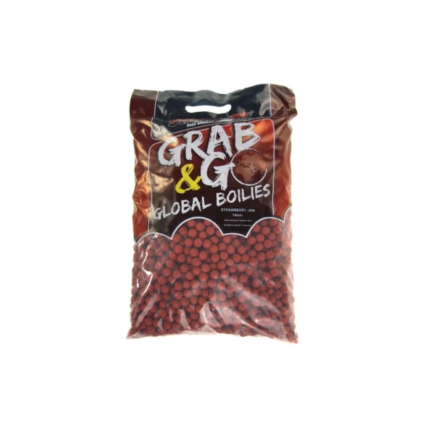 Starbaits Grab&Go Global Boilies - Strawberry Jam 14 mm /5kg