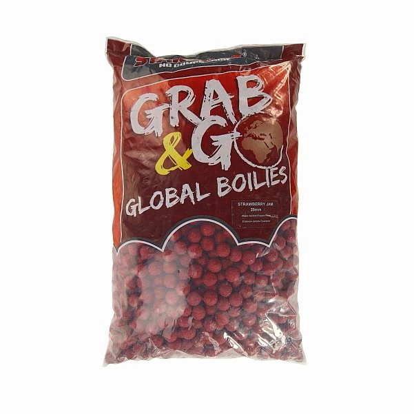 Starbaits Grab&Go Global Boilies - Strawberry Jam 20 mm / 10kg