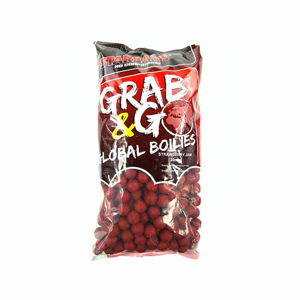 Starbaits Grab&Go Global Boilies - Strawberry Jammisurare 20mm / 2,5kg - MPN: 78687 - EAN: 3297830786878