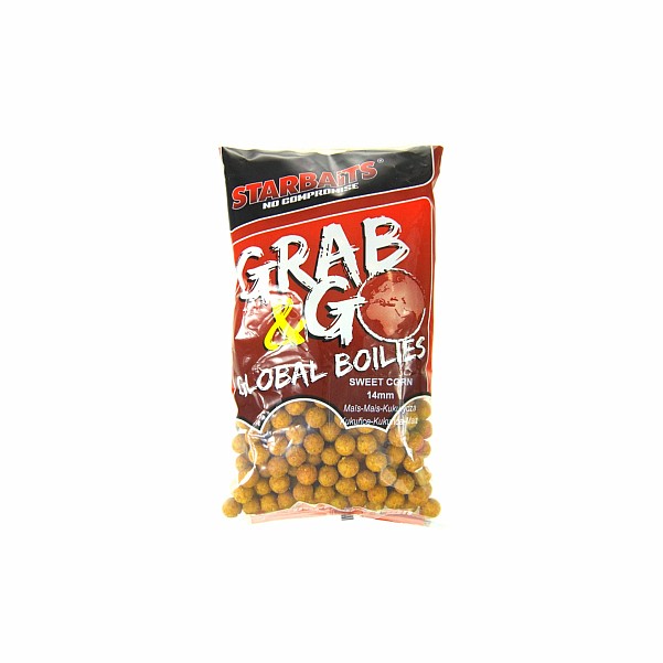 Starbaits Grab&Go Global Boilies - Sweet Corntaille 14 mm /1kg - MPN: 16817 - EAN: 3297830168179