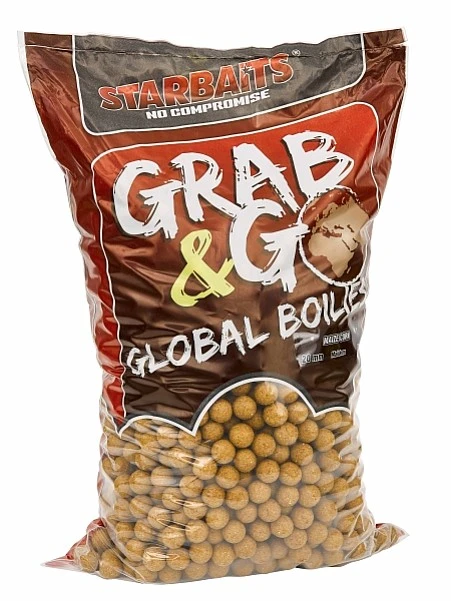 Starbaits Grab&Go Global Boilies - Sweet Corn 20 mm / 10kg