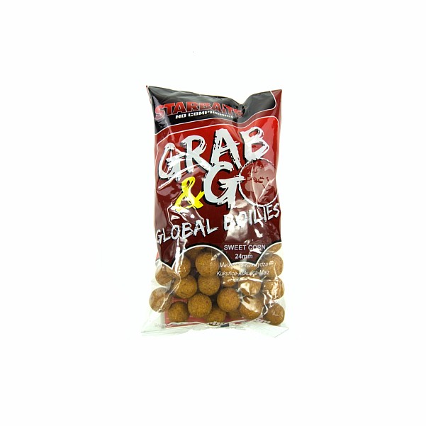 Starbaits Grab&Go Global Boilies - Sweet Cornmisurare 24mm /1kg - MPN: 17165 - EAN: 3297830171650