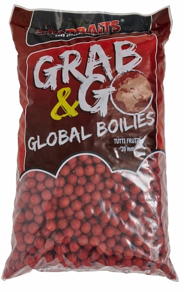 Starbaits Grab&Go Global Boilies - Tutti Frutti rozmiar/opakowanie 20 mm / 10kg - MPN: 78708 - EAN: 3297830787080