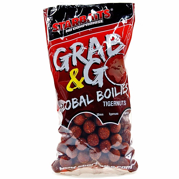 Starbaits Grab&Go Global Tigernut Boiliesvelikost 20 mm /1kg - MPN: 43061 - EAN: 3297830430610