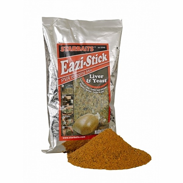 Starbaits Eazi Liver & Yeast PVA & Stick MixVerpackung 1kg - MPN: 53145 - EAN: 3297830531454