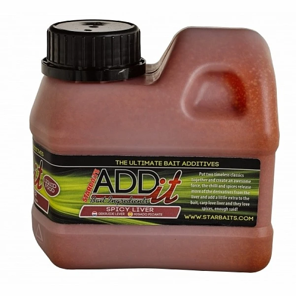 Starbaits ADD IT Liquid Spicy Liver 500 мл