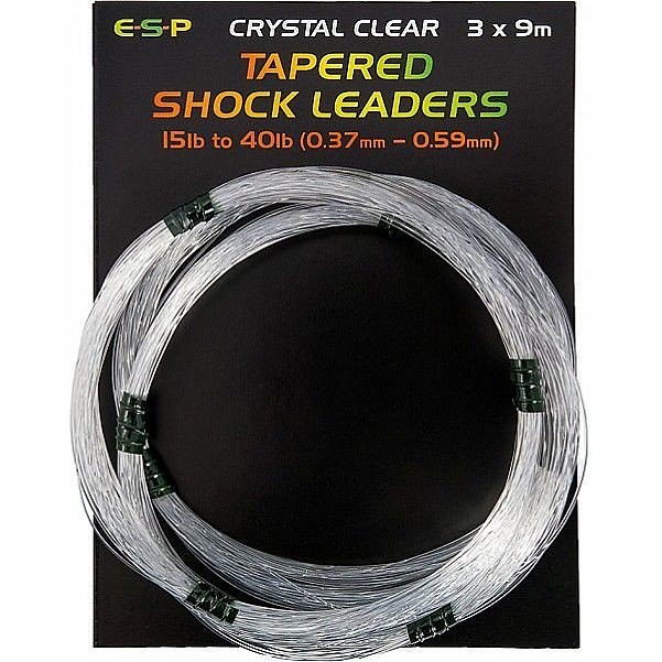 ESP Tapered Leader 40 lbcolor transparente / crystal clear - MPN: ELTSL15401 - EAN: 5055394226173