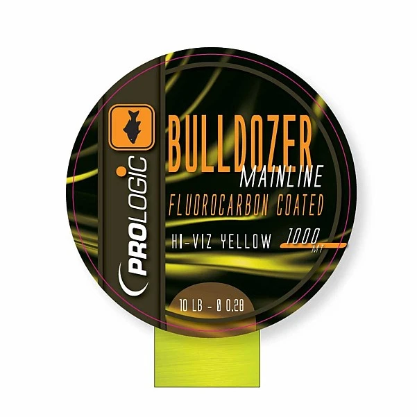 Prologic Bulldozer FC Coated Mono Mainline 10lb fluo yellow
