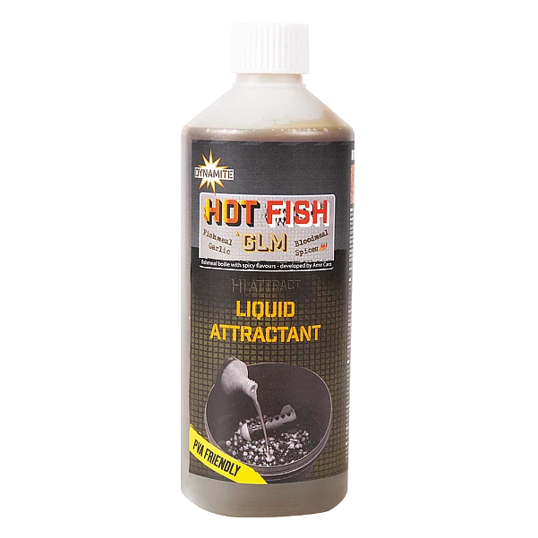 DynamiteBaits Liquid Hot Fish & GLM 500 мл