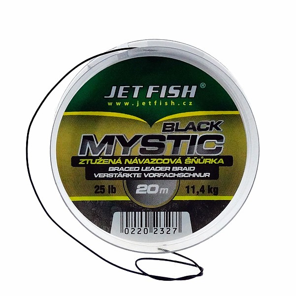 Jetfish BLACK MYSTIC Braced Leader Braidmodello 25lb - MPN: 220232 - EAN: 02202327