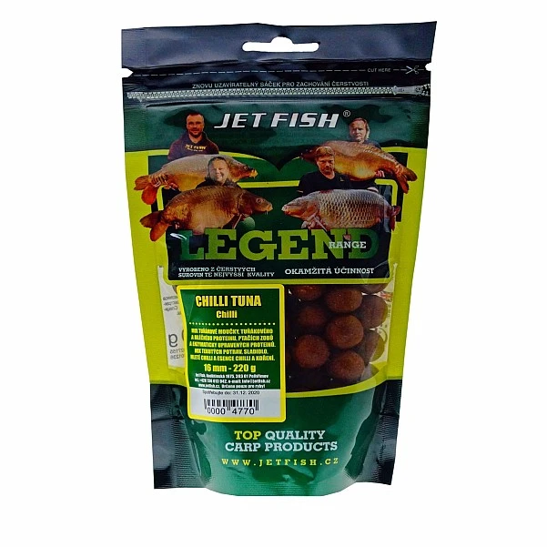 Jetfish Legend Boilie - Chilli Tuna 16 мм / 220 г