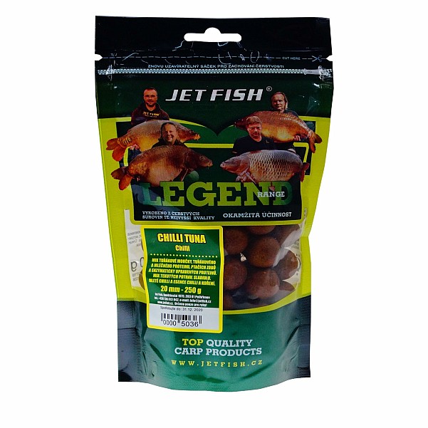 Jetfish Legend Boilie - Chilli Tunasize 20mm / 250g - MPN: 000503 - EAN: 00005036