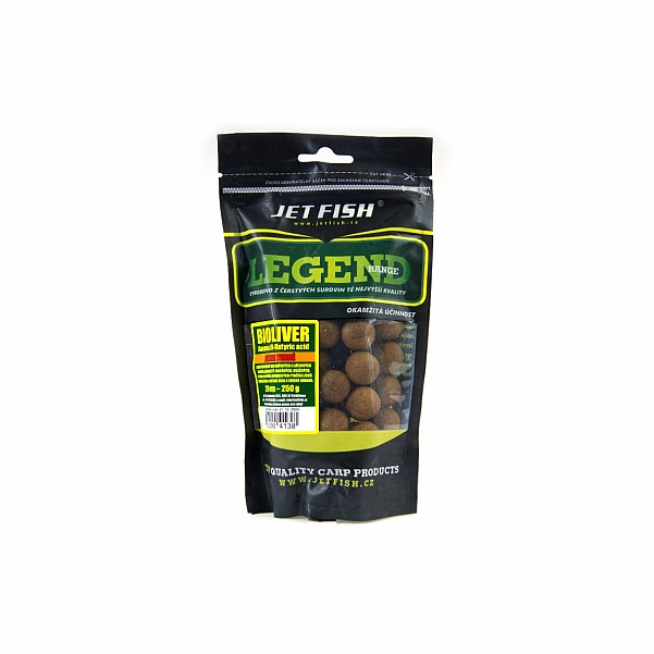 Jetfish Legend Boilies Bioliver Pineapple / N-Butyric Acid  - Ypatingai Kietidydis 20mm - MPN: 000413 - EAN: 00004138