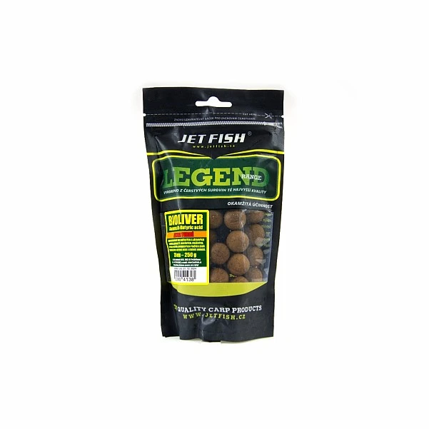 Jetfish Legend Boilies Bioliver Pineapple / N-Butyric Acid  - Екстра Тверді 20mm
