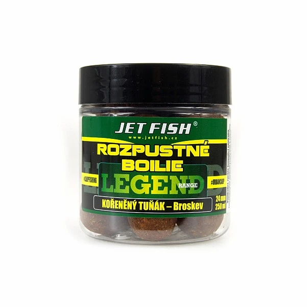 Jetfish Legend Soluble Boilies Spicy Tuna / Peach 24мм