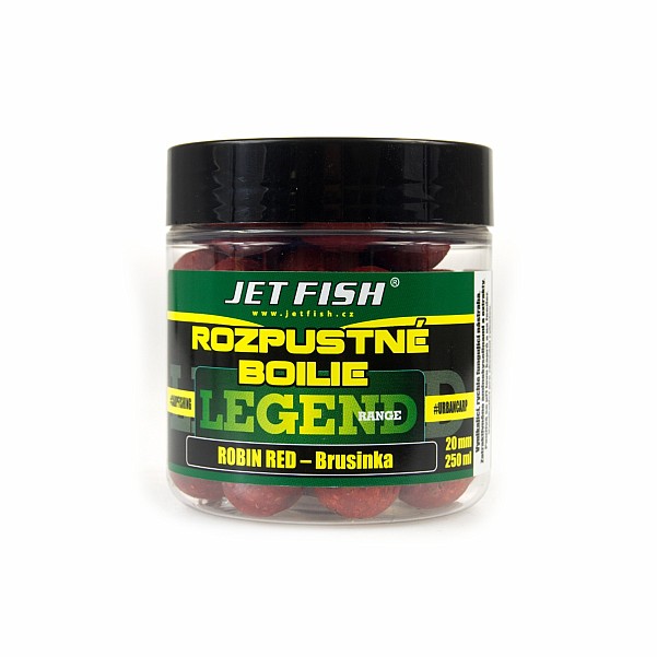 Jetfish Legend Soluble Boilies Robin Red / Cranberrytamaño 20mm - MPN: 000107 - EAN: 00001076