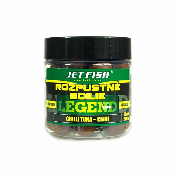 Jetfish Legend Soluble Boilies Chilli Tuna 20mm