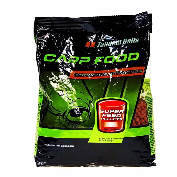 TandemBaits SuperFeed Micro Pellet  - Kałamarnica & Pomarańcza 6mm / 1kg