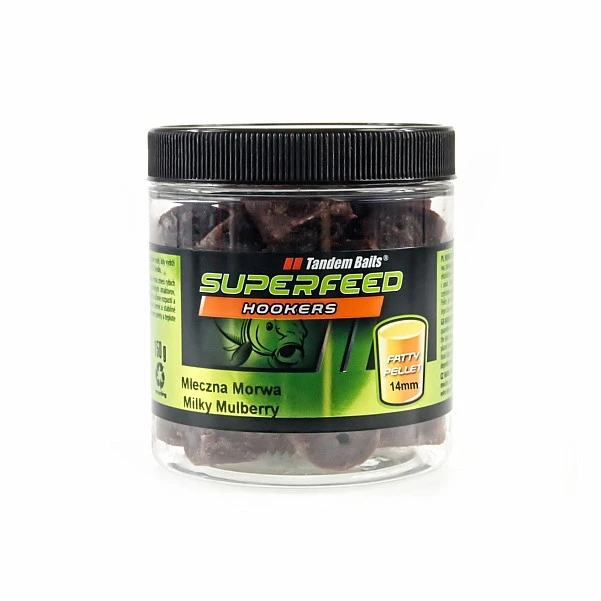 TandemBaits SuperFeed Hook Fatty Pellet - Milky Mulberry 14 mm