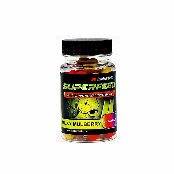 TandemBaits SuperFeed Fluo Pop-Ups Milky Mulberry дамбелі / 35 г