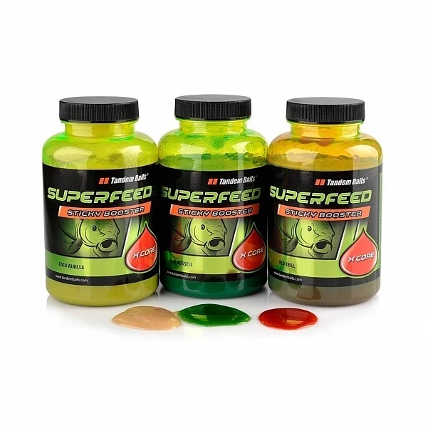TandemBaits SuperFeed X Core Sticky Booster Red Krill