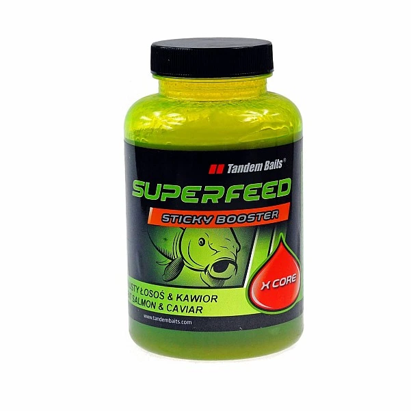TandemBaits SuperFeed X Core Sticky Booster Tłusty Łosoś & Kawior