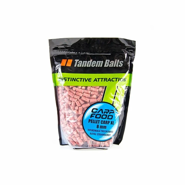 TandemBaits Carp Food Carp XL Pellets  - Doskonała Truskawka  8mm / 1kg
