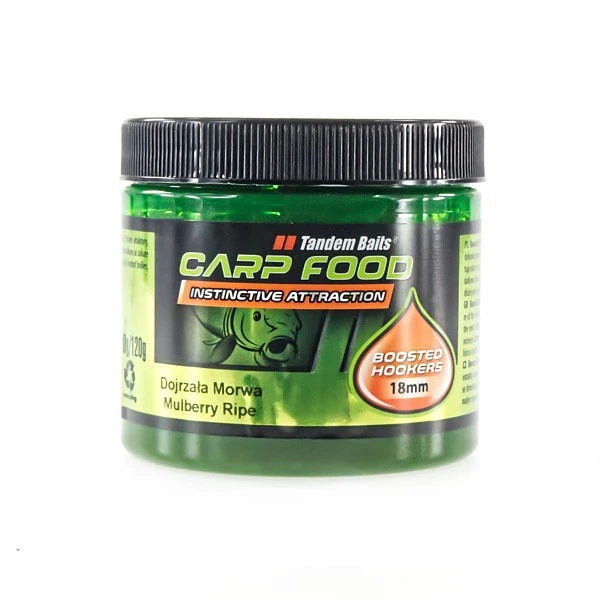 TandemBaits Carp Food Boosted Hookers  - Зріла Шовковиця 18 мм / 300г