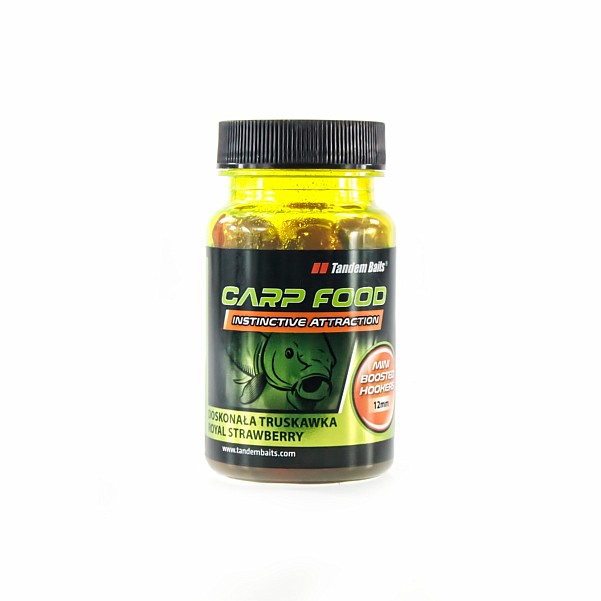 TandemBaits Carp Food Boosted Hookers  - Puiki Braškėdydis 12 mm / 50 g - MPN: 17563 - EAN: 5907666676639