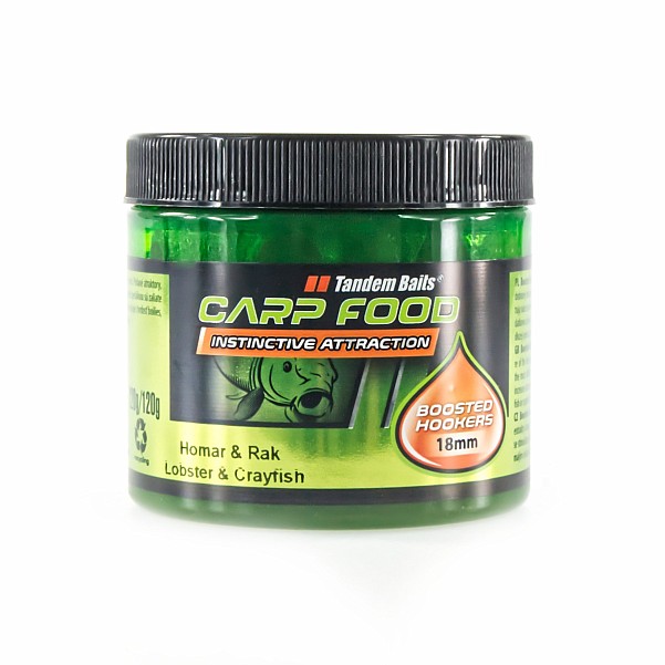 TandemBaits Carp Food Boosted Hookers  - Lobster & Crayfishsize 18 mm / 300 g - MPN: 11869 - EAN: 5907666662861
