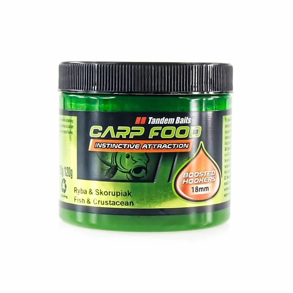 TandemBaits Carp Food Boosted Hookers  - Риба & Ракоподібні 18 мм / 300г