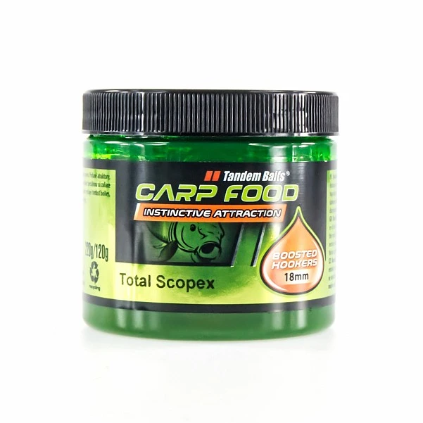 TandemBaits Carp Food Boosted Hookers  - Total Scopex 18 мм / 300г