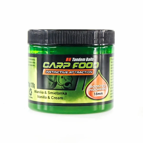 TandemBaits Carp Food Boosted Hookers  - Ваніль & Сметанка 18 мм / 300г