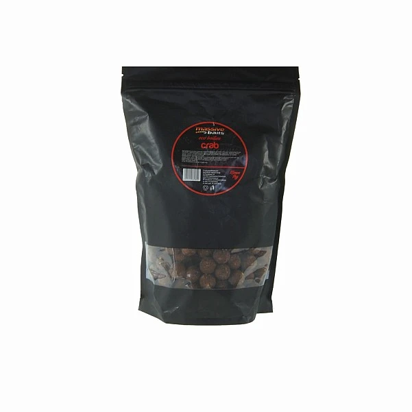 MassiveBaits Eco Boilies - Crab 18 mm / 1 kg