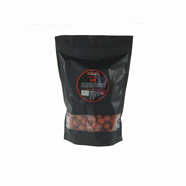 MassiveBaits Eco Boilies - Krill 18 mm / 1 kg