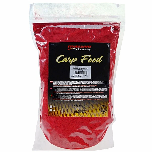 MassiveBaits Mączka Bloodworm Pellets