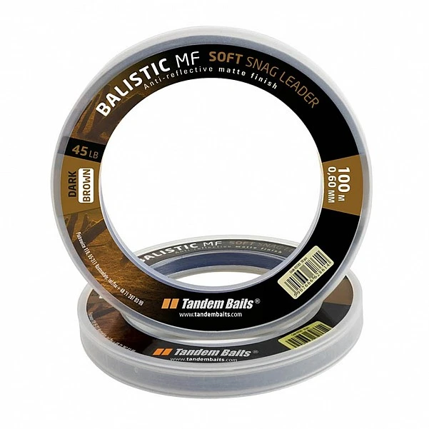 TandemBaits Balistic MF Snag Leaders  dark brown / ciemny brąz