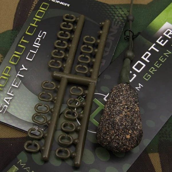Gardner Drop Out Chod Safety Clips 24 sztuki