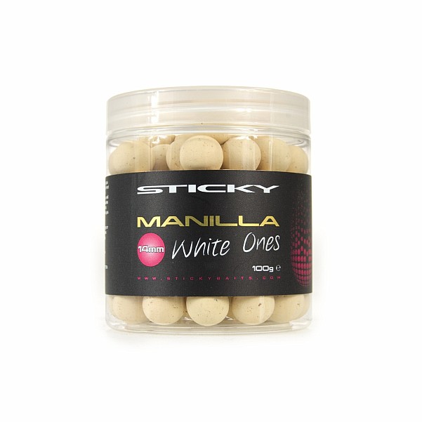 StickyBaits White Ones Pop Ups - Manilla taille 14 mm - MPN: MPW14 - EAN: 71570686976