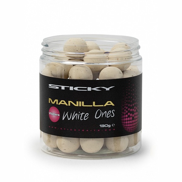 StickyBaits White Ones Wafters - Manilla embalaje 130g - MPN: MWW16 - EAN: 5060333111892