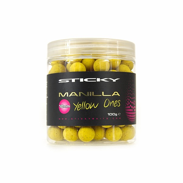StickyBaits Yellow Ones Pop Ups - Manilladydis 12 mm - MPN: MPY12 - EAN: 5060333111861