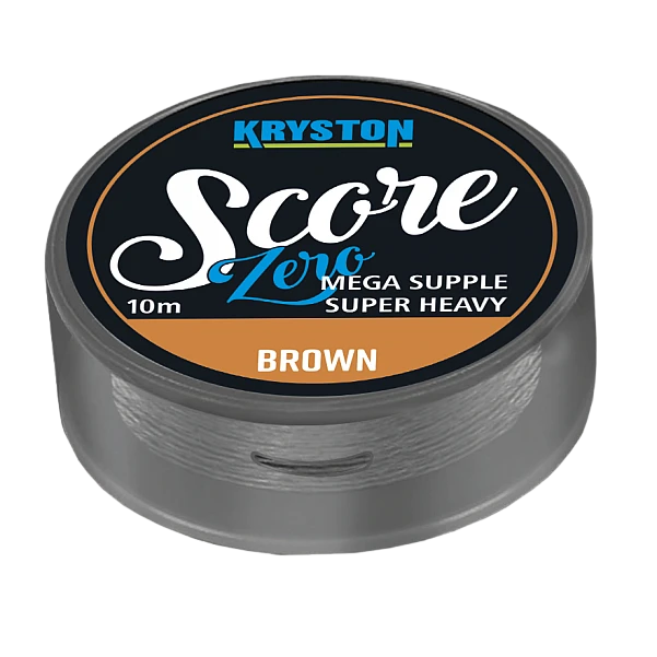 Kryston Score ZERO LeadFree Leader Muddy Brown- ciemny brąz