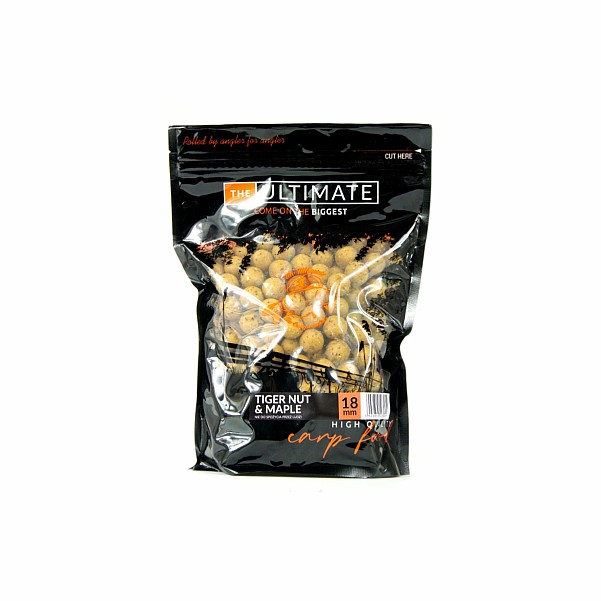 UltimateProducts Juicy Series Boilies - Tiger Nut & MapleGröße 18 mm / 1 kg - EAN: 5903855431324