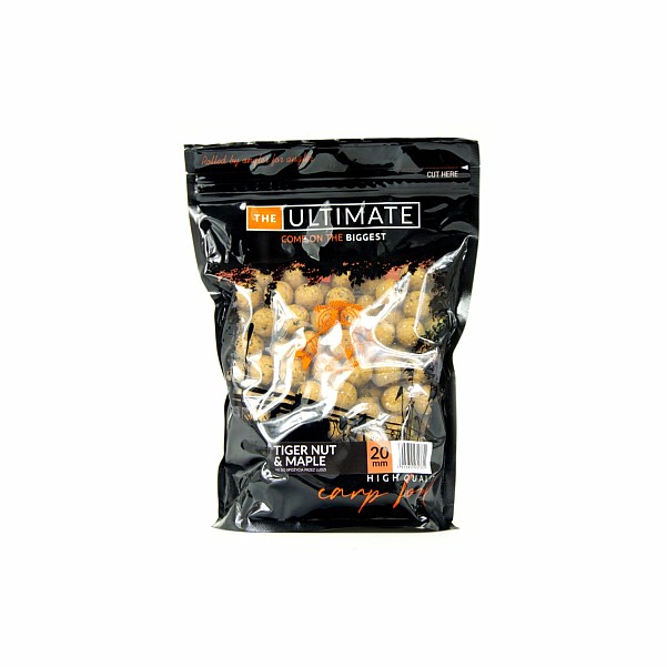 UltimateProducts Juicy Series Boilies - Tiger Nut & Maplevelikost 20 mm / 1 kg - EAN: 5903855431331